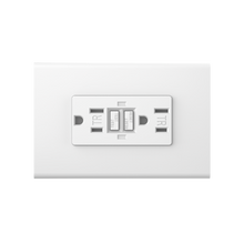 Double Amercian style socket GFCI