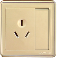 大板单控一开16A三孔