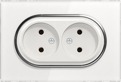 16A 250V~Double Russian C1 Socket 