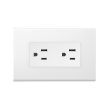15A 110/250V  double American style socket