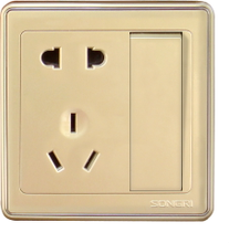 大板单控一开五孔