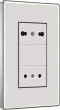 16A 250V~  Italian style socket + 10A 250V Chilean style socket