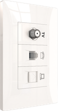 Tel socket + TV socket + Computer socket