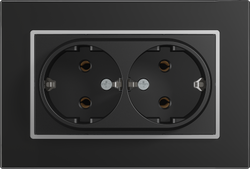 16A 250V~Double German Socket