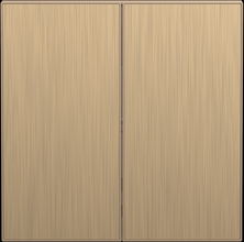 16A 250V~ 2 gang 1 way switch