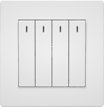 16A 250V 4 Gang 1 Way Switch