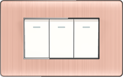 16A 250V 3 gang 1 way switch