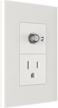 TV Socket + 15A 250V American style socket