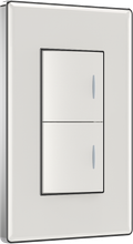 10A 250V 2 gang 1 way switch