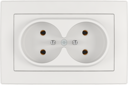 16A 250V~Double French Socket