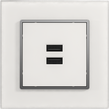 Double USB 2.1A+1A Socket
