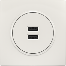 Double USB 2.1A+1A Socket