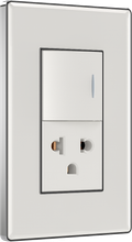 One way switch with one Thailand style socket