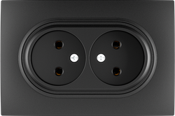 16A 250V~Double Russian C1 Socket 