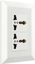 13A 250V Double Mul. Socket