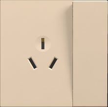 16A 250V~ 3 pin socket with 1 switch