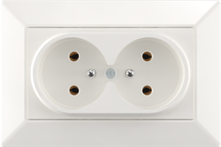 16A 250V~Double French Socket