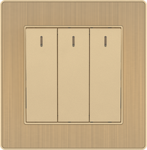 16A 250V 3 Gang 1 Way Switch