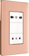 16A 250V~  Italian style socket + 10A 250V Chilean style socket