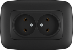 16A 250V~Double Russian C1 Socket 