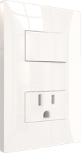 One way switch with American style socket