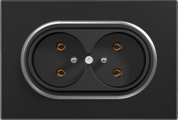 16A 250V~Double French socket