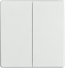 16A 250V~ 2 gang 1 way switch