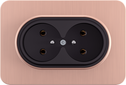 16A 250V~Double French Socket