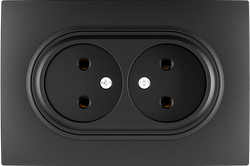 16A 250V~Double Russian C1 Socket 