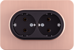 16A 250V~Double German Socket