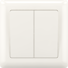 10A 250V 2 gang 1 way switch