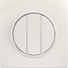 10A 250V~ 3 gang 1 way Switch