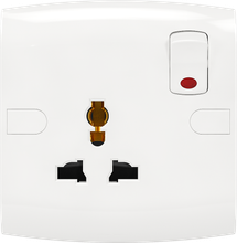 13A Multi. Socket with Switch with Neon