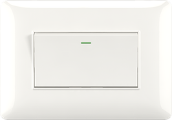 16A 250V 1 gang 1 way switch(72mm)
