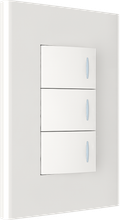 10A 250V 3 gang 1 way switch