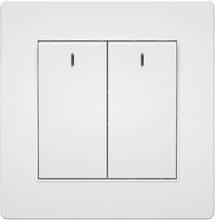 16A 250V 2 Gang 1 Way Switch