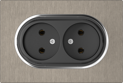 16A 250V~Double Russian C1 Socket 