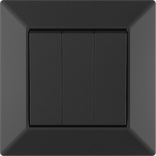 10A 250V~3 gang 1 way switch