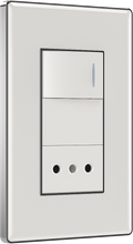 one way switch with one Chilean style socket