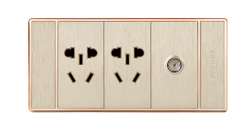 二位五孔、一位电视插座