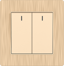 16A 250V 2 Gang 1 Way Switch