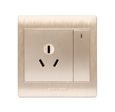 大板单控一开16A三孔