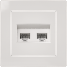 (Computer or Tel)+(Computer or Tel) Socket
