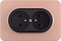16A 250V~Double French Socket