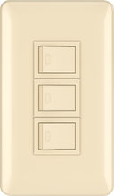 120mm 10A 250V 3 gang 1 way switch