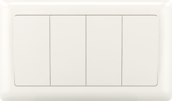 10A 250V 4 gang 1 way switch(big)