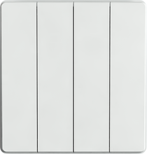 16A 250V~ 4 gang 1 way switch